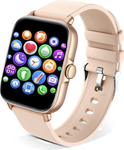 AyeWay Smartwatch - Waterdicht - 70 Sportmodes - Roze