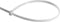 WKK 110379971 110379971 Kabelbinder 775 mm 9 mm Natuur 100 stuk(s)