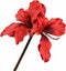Silk-ka Kunstbloem-Zijden Bloem-Kunsttak Amaryllis Steel Rood 69 cm