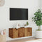 vidaXL - Tv-wandmeubel - 80x30x30 - cm - bewerkt - hout - oud - houtkleurig