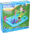 Bestway Kinderzwembad met Glijbaan - Incl. Opblaas Waterspeelgoed - 239 x 206 x 86 CM - 308 L - Waterdieren
