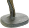 Decoratieve figuren Home ESPRIT Grijs Gouden Balletdanseres 15 x 10 x 43 cm (3 Stuks)