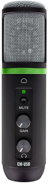 Mackie EM-USB - Condensatormicrofoon - USB-audio-interface - Cardioide