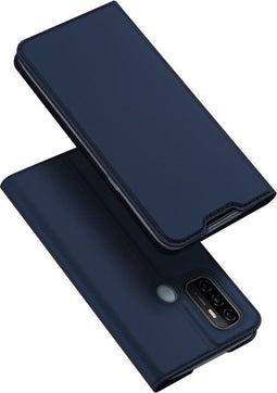Dux Ducis - Pro Serie Slim wallet hoes - Geschikt voor Oppo A53 / Geschikt voor Oppo A73 - Blauw