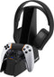 Snakebyte Dual Charge & Headset Stand 5 - Laadstation voor PS5 controllers en headsets - Snelle oplaadtijden - Zwart