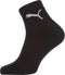 Puma short crew 3p unisex - Sportsokken - Volwassenen - black - 43-46