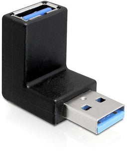 Delock 65339 - USB 3.2 type-A kabel - Male/female - Zwart