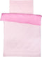 Jollein Overtrek en sloop - Ledikant - 100x140cm - Roze/lichtroze