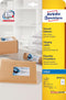 Avery Witte etiketten QuickDry doos van 10 blad, ft 99,1 x 67,7 mm (b x h), 80 stuks, 8 per blad Me