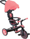 Globber Explorer Trike - 4in1 driewieler - Verstelbaar zadel en handgreep - Roze