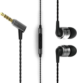 E80C Bedrade Oordopjes met Microfoon HiFi Stereo Audiofiele Oortelefoon Geluidsisolerende in Ear Hoo