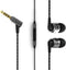 E80C Bedrade Oordopjes met Microfoon HiFi Stereo Audiofiele Oortelefoon Geluidsisolerende in Ear Hoo