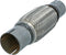 Q-Parts - Flex.Uitlaat Sleuf 50mmx150mmx260mm - Flexibel gedeelte - Zilver