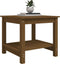 vidaXL - Salontafel - 50x50x45 - cm - massief - grenenhout - honingbruin