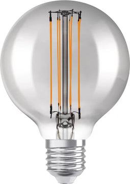 OSRAM vintage 19-6 LED lamp, smoke tint, 11W, 5--lm