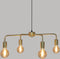 KELI Metalen hanglamp 4 koppen - E27 - 40 W - ˜69 cm - Goud