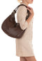 Anna Morellini ALBA - Shopper - Echt leer - Bruin - 38x34x10 cm