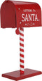 Christmas Decoration Kerstman brievenbus/mailbox - rood - staand - 51 cm - Letter to Santa