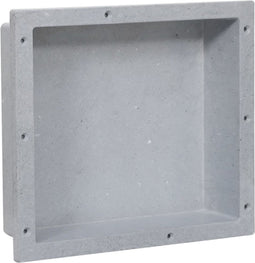 vidaXL - Douchenis - 41x36x10 - cm - matgrijs