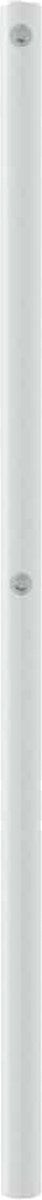 vidaXL - Hoofdbord - 135 - cm - metaal - wit
