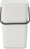Brabantia Sort & Go - Prullenbak - 25 liter - Light Grey