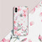 Hoesje Siliconen Geschikt voor Samsung Galaxy A7 (2018) - Design Backcover siliconen - Meerkleurig / Blossom Watercolor Pink