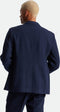 DONE PROPER BLAZER - Lange blazer - Polyester-wolmix - Marine blauw - XL
