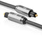 Nedis CATB25000GY10 - Optische audiokabel - 192kHz/24bit - Grijs