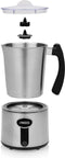 Elektrische Melkopschuimer - Princess 243005 - Geniet van Barista-waardige Koffie met Perfect Opgeschuimde Melk | 250 ml Capaciteit, Drie Schuimstanden, Roestvrij Staal, Automatische Uitschakeling, Geschikt voor alle melksoorten - Vaatwasserbestendig