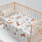 Happy Friday Sheet set 2 pieces Dino family 120x180 cm (Cot bed) Multicolor