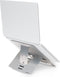 R-Go Tools Riser Flexible - Laptopstandaard - Verstelbaar in 5 standen - Aluminium Zilver