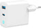 Gembird TA-UC-PDQC45L-W-01 - 2-poorts 45 W USB snellader - QC 3.0 en PowerDelivery - Wit