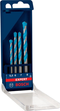 Bosch CYL-9 - Multifunctionele boorset - 4-delig 5.5 mm 6 mm 7 mm 8 mm (4 stuks)