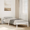 vidaXL - Bedframe - extra - lang - zonder - matras - grenenhout - wit - 90x210 - cm
