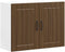 vidaXL - Keukenwandkast - Lucca - bewerkt - hout - bruin - eikenkleur