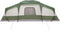 vidaXL - Familietent - met - verandakoepel - 9-persoons - waterdicht - groen
