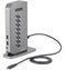 Startech.com USB-C USB-A Dock - Hybride Universeel Docking Station - Dual 4K 60Hz HDMI/DisplayPort 6x USB-A GbE (1 stuk)