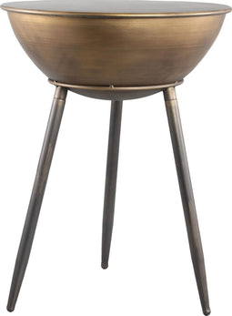 PTMD Selah Ronde Bijzettafel - H68 x Ø51 cm - Metaal - Goud