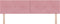 vidaXL - Hoofdbord - met - Knopen - Roze - 180 - cm - Fluweel