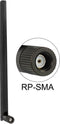 WL-Antenne Delock RP-SMA 802.11 3~6 dBi omni Gelenk zwart