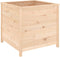 vidaXL - Plantenbak - 82,5x82,5x78 - cm - massief - grenenhout