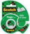 Plakband scotch magic 810 19mmx15m + plakbandh | 12 stuks
