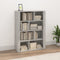 vidaXL - Dressoir - 80x30x106 - cm - bewerkt - hout - betongrijs