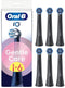 Oral-B iO Gentle Care - Opzetborstels - Zachte reiniging - Zwart (6 stuks)