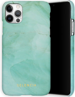 Selencia Hoesje Geschikt voor iPhone 12 Pro / 12 Hoesje - Selencia Maya Fashion Backcover - groen