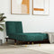 vidaXL - Chaise - longue - fluweel - donkergroen