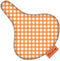 BikeCap Zadelhoes Orange Checkmate | Fietszadelhoes - Fietszadeldek - Stof en waterafstotend