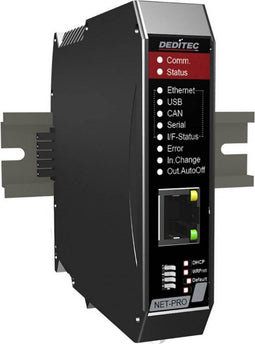 Deditec NET-CPU-PRO-CS NET-CPU-PRO-CS Multifunctionele module CAN Bus, USB, Ethernet, RS-232, RS-485 Aantal ingangen: 0 x Aantal uitgangen: 0 x 7 V, 24 V 1
