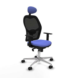 Piqueras y Crespo 1D086N1 - Bureaustoel - Hoogteverstelbaar - Licht Blauw