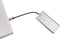 Silver HT LOGAN 13 EN 1 - USB Hub - HDMI VGA RJ45 USB 2.0 x 3 USB 3.2 USB-C - Zwart